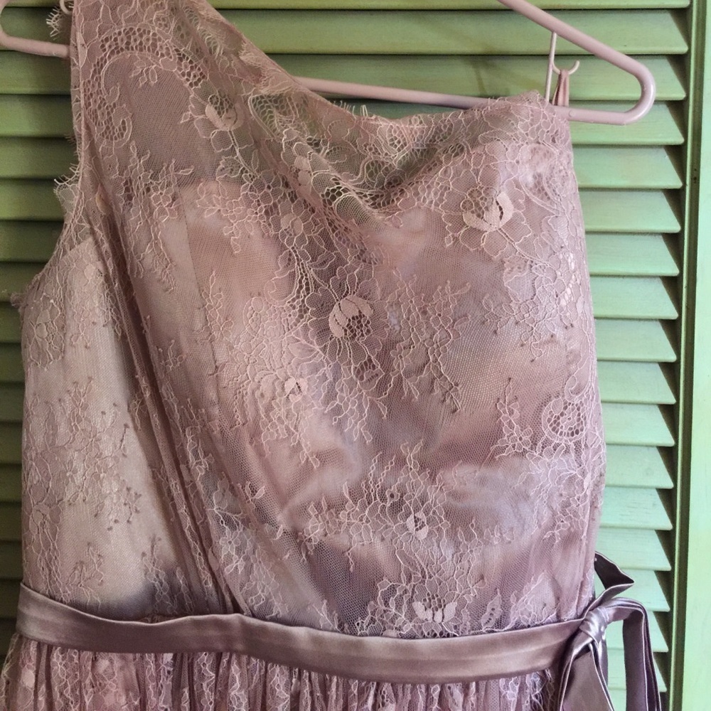 Rose lace Grecian Prom/ Bridesmaid dress - Picture 2 of 4